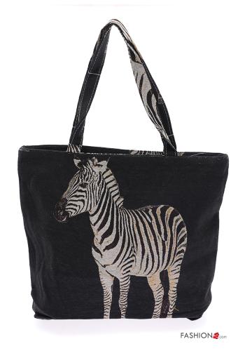 Bolsa Shopper Padrão animais com fecho - ph 3