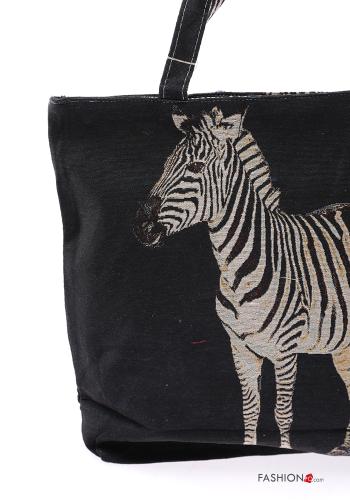 Bolsa Shopper Padrão animais com fecho - ph 4