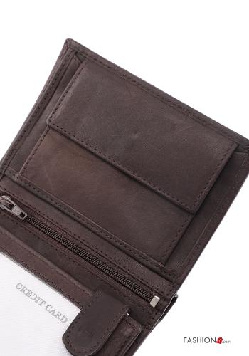 Carteira em Couro Genuíno unisex - ph 4