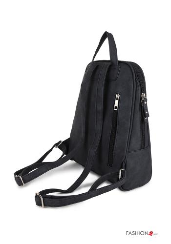Sac à dos faux cuir avec fermeture éclair - ph 2