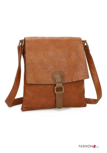 faux leather Bag with shoulder strap