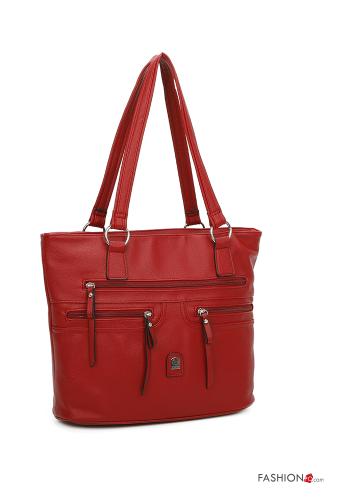 faux leather Bag with zip