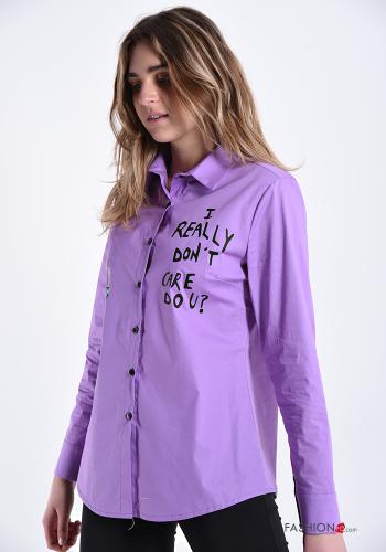 Camicia in Cotone Fantasia stampata - ph 3