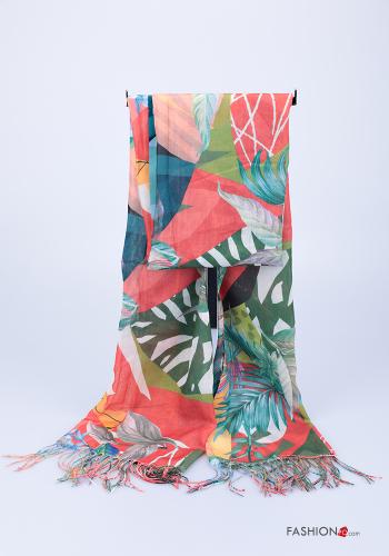 Patterned Scarf with fringe - ph 1