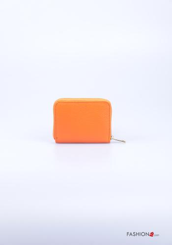 Portafoglio in Vera pelle  con zip - ph 1