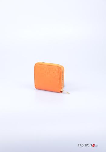 Portafoglio in Vera pelle  con zip - ph 2