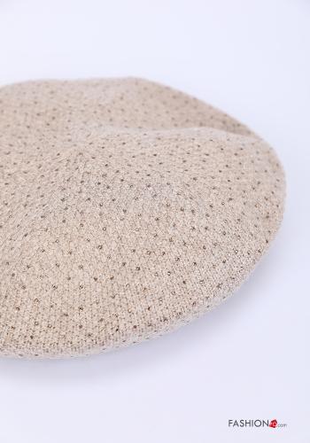 Wool Mix Hat with rhinestones - ph 2