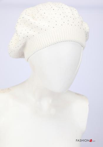 Wool Mix Hat with rhinestones - ph 5