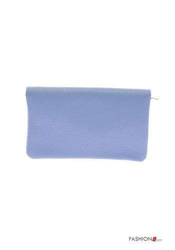 Genuine Leather Coin Purse with buttons with zip - ph 3
