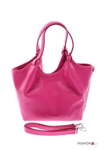 Bolsa de hombro de Cuero Genuino con bandolera - ph 1