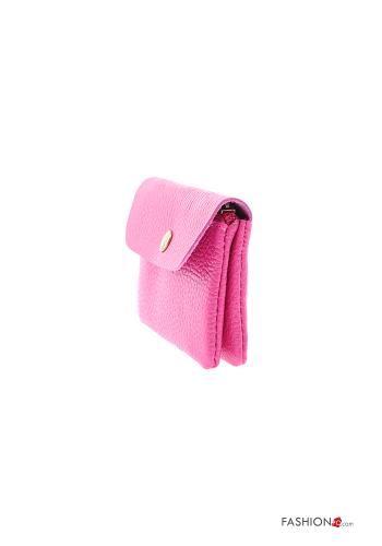 Porta-moedas em Couro Genuíno com botões - ph 2