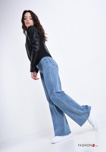 Veste en Cuir Véritable avec fermeture éclair - ph 5
