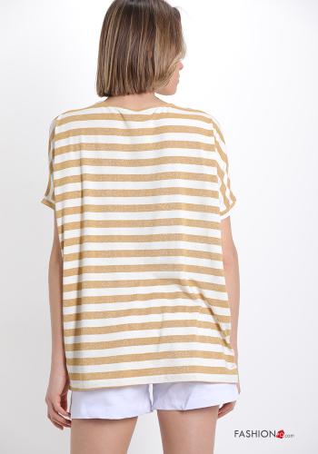 T-shirt lurex às riscas - ph 2
