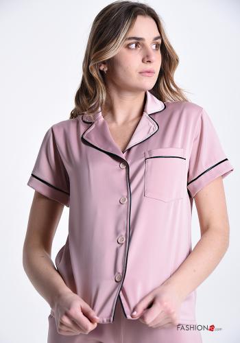 Pajama top  with buttons with pockets - ph 1
