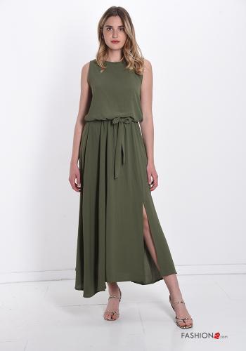 Sleeveless Dress  with belt - ph 1
