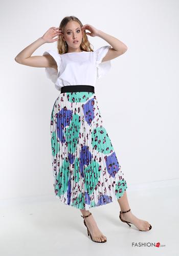 Skirt  pleated midi Animal print - ph 5