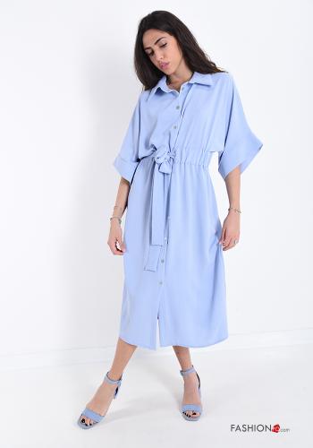 Vestido camisero  con moño - ph 1