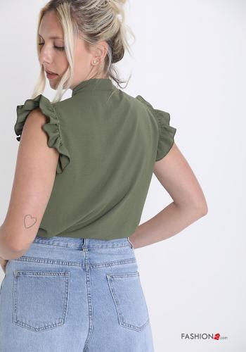 Blusa  con balze con fiocco - ph 2