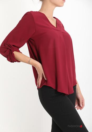 Blusa gola V manga três quartos - ph 3