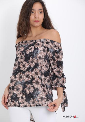 Blusa Fantasia floreale - ph 1