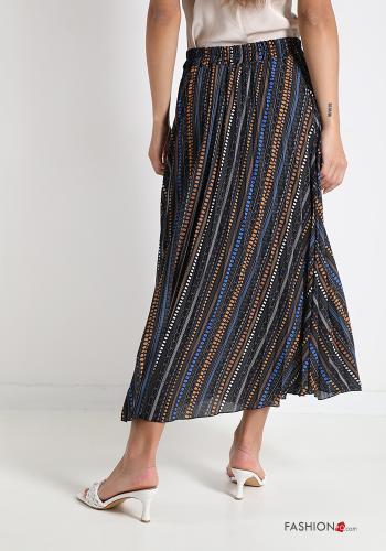 Falda  plisado midi Estampado de lunares - ph 2
