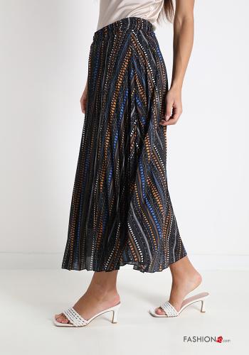 Falda  plisado midi Estampado de lunares - ph 3