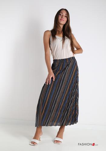 Falda  plisado midi Estampado de lunares - ph 5