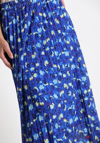 Skirt  pleated midi Floral print - ph 4
