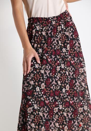 Skirt  pleated midi Floral print - ph 4