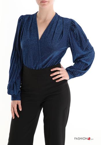 lurex Bodysuit with v-neck - ph 1
