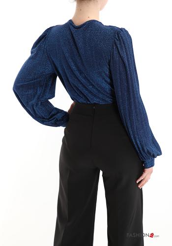 lurex Bodysuit with v-neck - ph 2