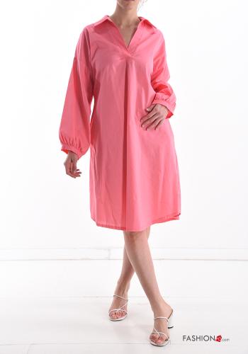 Vestido em Algodão gola V - ph 1