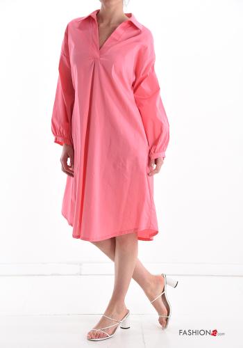 Vestido em Algodão gola V - ph 3