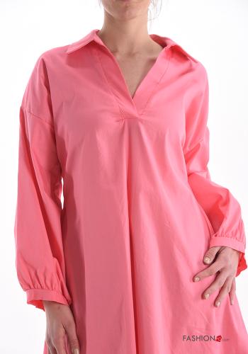 Vestido em Algodão gola V - ph 4