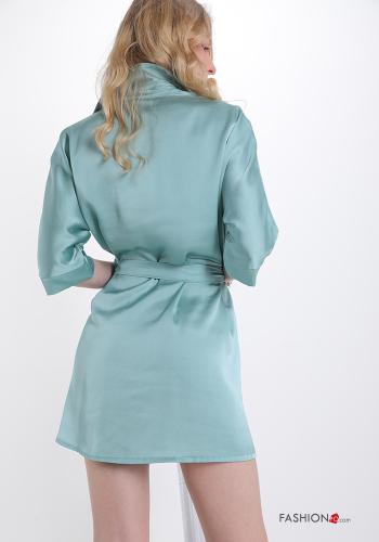 Satin Blusenkleid mit Band - ph 2