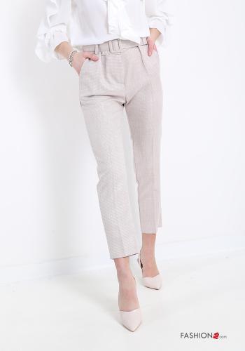 Pantalónes  con cinturón con bolsillos - ph 1
