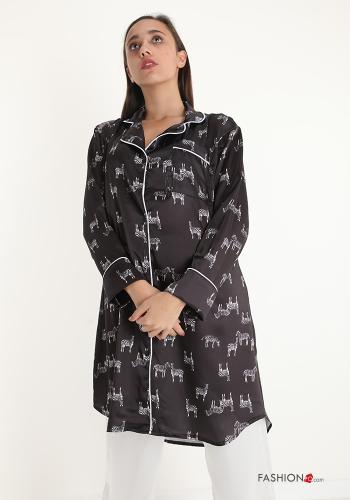 Camisón  satén Estampado animales - ph 1