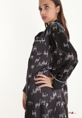 Camisón  satén Estampado animales - ph 3
