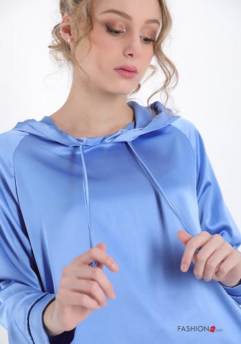 Blusa  con cappuccio raso - ph 4