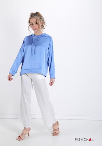 Blusa  con cappuccio raso - ph 5