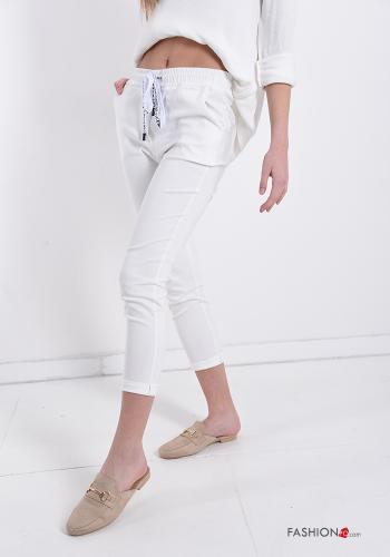 Pantalone sportivo  con tasche con fiocco - ph 3