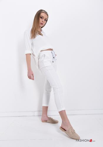 Pantalone sportivo  con tasche con fiocco - ph 5