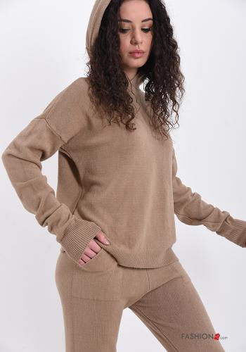 Coordinato  con tasche con cappuccio - ph 4