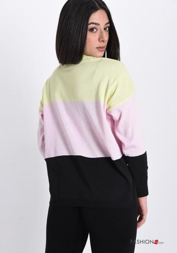 Strickpullover aus Baumwolle Gestreiftes Muster - ph 2