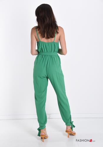 Overall  mit Taschen V-Ausschnitt mit Schleife - ph 2