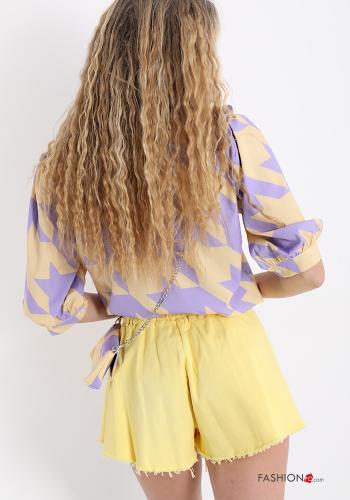 Shirt  with bag Houndstooth print - ph 2