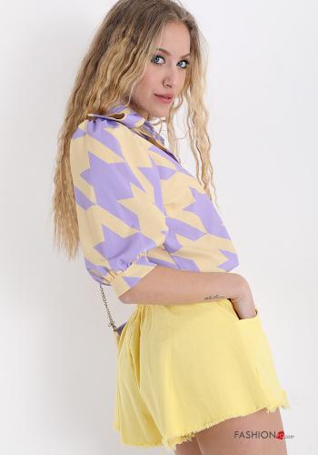 Shirt  with bag Houndstooth print - ph 3