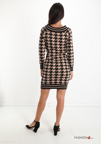 Kleid Hahnentritt Muster - ph 2
