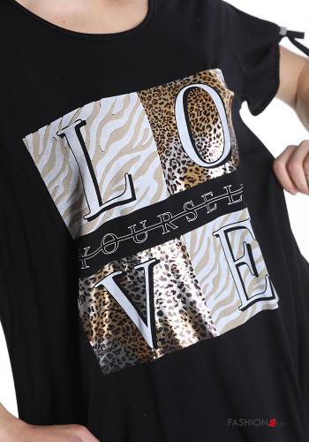 Blouse  avec noeud Tissu imprimé - ph 4