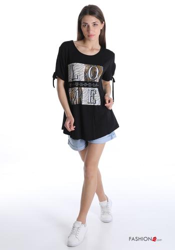 Blouse  avec noeud Tissu imprimé - ph 5